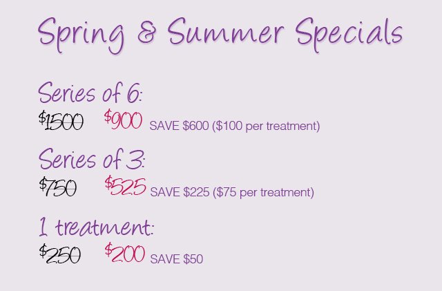 Skin Whispers Spring Summer Specials