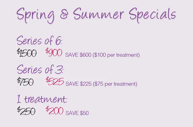 Skin Whispers Spring Summer Specials